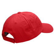 Gymnastics Girl Embroidered Low Profile Dyed Cotton Twill Cap - Red OSFM