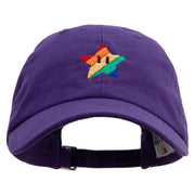 Mario Family Embroidered Made in USA Unstructured Washed Twill Cap - Purple OSFM