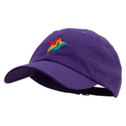 Mario Family Embroidered Made in USA Unstructured Washed Twill Cap - Purple OSFM