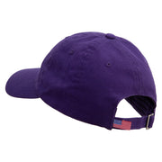 Mario Family Embroidered Made in USA Unstructured Washed Twill Cap - Purple OSFM