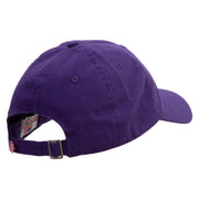 Mario Family Embroidered Made in USA Unstructured Washed Twill Cap - Purple OSFM