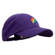 Mario Family Embroidered Made in USA Unstructured Washed Twill Cap - Purple OSFM