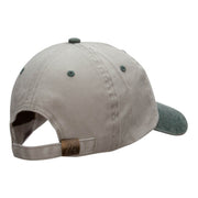 Paper Plane Outline Embroidered Cotton Wash Cap