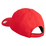 4th Marine Division Veteran Embroidered 6 Panel Unstructured Cotton Twill Cap Made in USA - Red OSFM