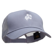 Rugby Player Five Panels Pro Style Trucker Mesh Cap - Grey OSFM