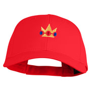 Princess Crown Embroidered New Deluxe Cotton Caps