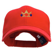 Princess Crown Embroidered New Deluxe Cotton Caps