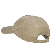 Boxer Head Embroidered Washed Cotton Twill Cap