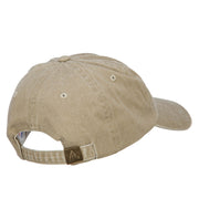 Boxer Head Embroidered Washed Cotton Twill Cap