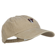 Boxer Head Embroidered Washed Cotton Twill Cap