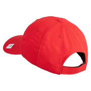 4th Marine Division Retired Embroidered 6 Panel Unstructured Cotton Twill Cap Made in USA - Red OSFM