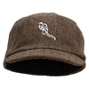 Rugby Player Running Wool Fashion Fitted Engineer Cap - Brown OSFM