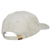 Boxer Head Embroidered Washed Cotton Twill Cap