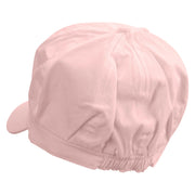 Witch Brews Embroidered Cotton Elastic Newsboy Cap - Pink OSFM