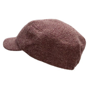 Rugby Player Running Wool Fashion Fitted Engineer Cap - Maroon OSFM