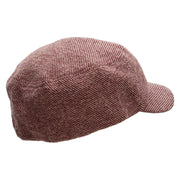 Rugby Player Running Wool Fashion Fitted Engineer Cap - Maroon OSFM