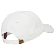 Boxer Head Embroidered Washed Cotton Twill Cap