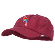 Parrot Bird Patched Low Profile Cotton Cap