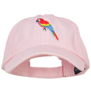 Parrot Bird Patched Low Profile Cotton Cap