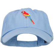 Parrot Bird Patched Low Profile Cotton Cap