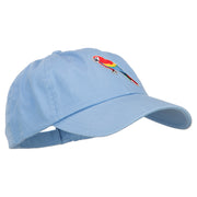 Parrot Bird Patched Low Profile Cotton Cap