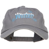 Winter with Snowflakes Embroidered Unstructured Washed Cap