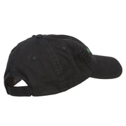 Six Shamrocks Embroidered Low Cap