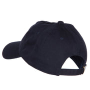 Winter with Snowflakes Embroidered Unstructured Washed Cap