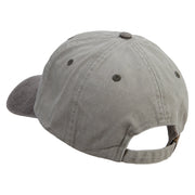 Quarterback Established Embroidered Pigment Dyed Wash Cap - Beige-Green OSFM