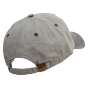 Quarterback Established Embroidered Pigment Dyed Wash Cap - Beige-Green OSFM