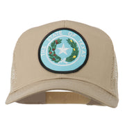 Texas State Seal Patched Mesh Cap