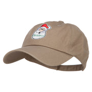 Christmas Santa Claus Patched Unstructured Cap