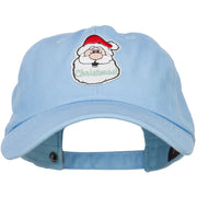 Christmas Santa Claus Patched Unstructured Cap