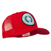 Texas State Seal Patched Mesh Cap