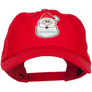 Christmas Santa Claus Patched Unstructured Cap