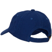 Texas Bluebonnet with Map Embroidered Unstructured Washed Cap