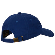 Texas Bluebonnet with Map Embroidered Unstructured Washed Cap