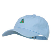 Christmas Tree Embroidered Unstructured Cap