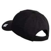 Marine Veteran Embroidered 6 Panel Unstructured Cotton Twill Cap Made in USA - Black OSFM