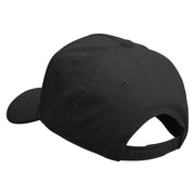 American Football Running Five Panels Pro Style Trucker Mesh Cap - Black OSFM