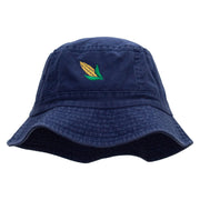 Corn On The Cob Embroidered Bucket Hat