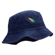 Corn On The Cob Embroidered Bucket Hat