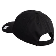 United States Marines Semper Fi Emblem Embroidered 6 Panel Unstructured Cotton Twill Cap Made in USA - Black OSFM