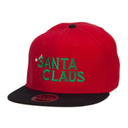 Santa Claus Embroidered Snapback Cap