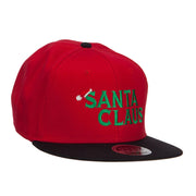 Santa Claus Embroidered Snapback Cap