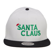 Santa Claus Embroidered Snapback Cap