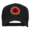 Lunar New Year Symbol Embroidered Solid Cotton Twill 5 Panel Mesh Cap