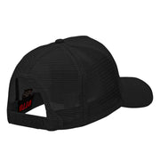 Lunar New Year Symbol Embroidered Solid Cotton Twill 5 Panel Mesh Cap