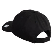 Ooh Rah Embroidered 6 Panel Unstructured Cotton Twill Cap Made in USA - Black OSFM