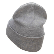 The Dad Pipe Embroidered 12 Inch Long Knitted Beanie